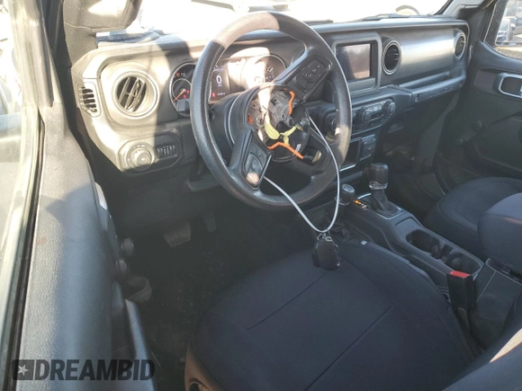 2022 Jeep Wrangler Sport with VIN 1C4HJXAG5NW235311, listed as a Copart auction lot 45044255 with 27,280 mi miles and Salvage title. Bid and sale history available at DreamBid. Image 8.