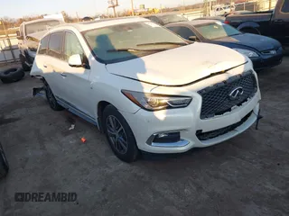 2018 Infiniti QX60 with VIN 5N1DL0MN4JC528098, listed as a IAAI auction lot 41281351 with 113,526 mi miles. Bid and sale history available at carsss.com. Image 1.