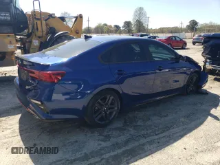 2021 Kia Forte GT-Line with VIN 3KPF34AD0ME278257, listed as a Copart auction lot 52082515 with 41,965 mi miles and Salvage Title. Bid and sale history available at carsss.com. Image 3.
