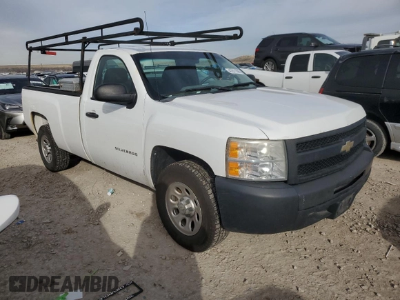 2010 Chevrolet Silverado 1500 Work Truck with VIN 1GCPCPEX5AZ282329, listed as a Copart auction lot 47871595 with 200,012 mi miles and Salvage Title. Bid and sale history available at DreamBid. Image 4.