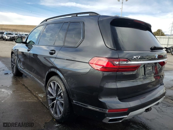 2022 BMW X7 xDrive40i with VIN 5UXCW2C00N9M59355, listed as a Copart auction lot 45033225 with 17,520 mi miles and Salvage Title. Bid and sale history available at carsss.com. Image 2.