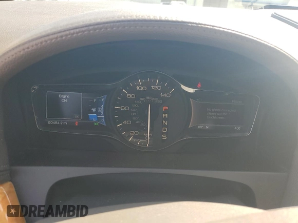 2014 Lincoln MKX with VIN 2LMDJ6JK9EBL08646, listed as a Copart auction lot 51580575 with 90,484 mi miles and Salvage Title. Bid and sale history available at DreamBid. Image 9.