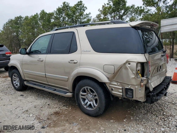 2006 Toyota Sequoia Limited with VIN 5TDBT48A06S262305, listed as a Copart auction lot 45582075 with 162,889 mi miles and Salvage Title. Bid and sale history available at carsss.com. Image 2.