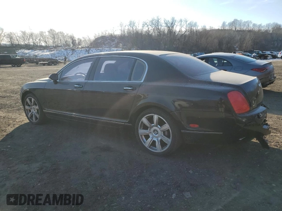 2006 Bentley Flying Spur with VIN SCBBR53W56C034621, listed as a Copart auction lot 42870645 with 84,023 mi miles and Salvage Title. Bid and sale history available at DreamBid. Image 2.