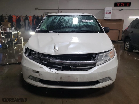 2013 Honda Odyssey Touring with VIN 5FNRL5H91DB049407, listed as a Copart auction lot 45710665 with 223,583 mi miles and Salvage Title. Bid and sale history available at carsss.com. Image 5.