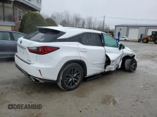 2018 Lexus RX 350 with VIN 2T2BZMCAXJC149187, listed as a Copart auction lot 84088384 with 89,310 mi miles and Salvage Title. Bid and sale history available at DreamBid. Image 3.