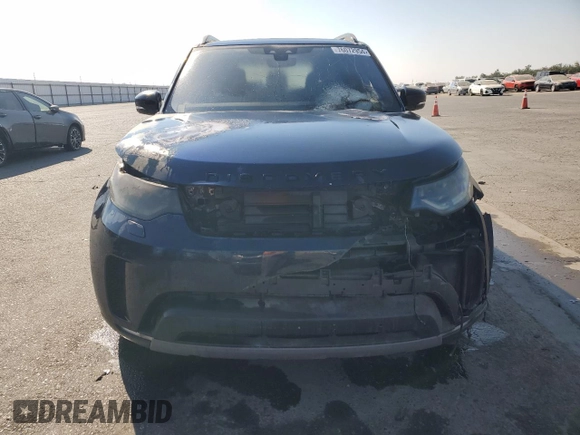 2017 Land Rover Discovery HSE Luxury with VIN SALRHBBV4HA039497, listed as a Copart auction lot 76072954 with Not Provided miles and Salvage Title. Bid and sale history available at carsss.com. Image 5.