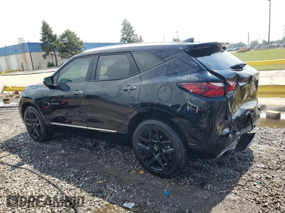 2020 Chevrolet Blazer Premier with VIN 3GNKBLRS1LS667740, listed as a Copart auction lot 63771195 with 57,679 mi miles and Salvage title. Bid and sale history available at DreamBid. Image 2.