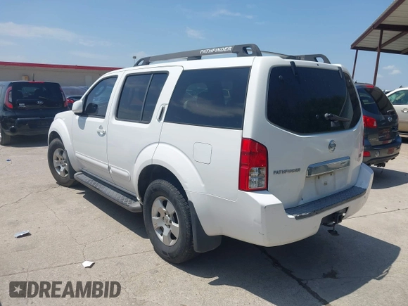 2007 Nissan Pathfinder SE with VIN 5N1AR18U17C626216, listed as a IAAI auction lot 42680663 with 167,255 mi miles and . Bid and sale history available at DreamBid. Image 3.