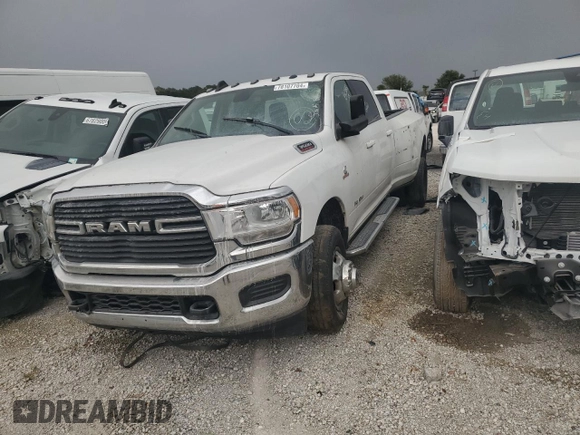 2020 Ram 3500 Big Horn with VIN 3C63RRHL5LG157214, listed as a Copart auction lot 78107704 with 0 mi miles and Clean Title. Bid and sale history available at carsss.com. Image 1.