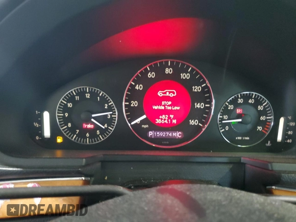 2009 Mercedes-Benz E 350 with VIN WDBUH87X59B377323, listed as a Copart auction lot 57089875 with 159,274 mi miles and Non Repairable. Bid and sale history available at DreamBid. Image 9.