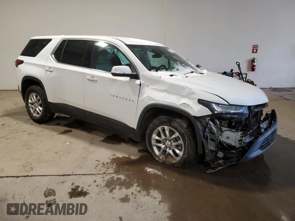 2022 Chevrolet Traverse LS with VIN 1GNEVLKW6NJ172911, listed as a Copart auction lot 41827235 with 36,577 mi miles and Salvage Title. Bid and sale history available at carsss.com. Image 4.