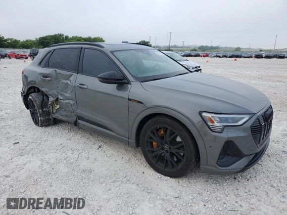 2023 Audi e-tron Chronos with VIN WA1VABGEXPB011919, listed as a Copart auction lot 50813874 with 23,492 mi miles and . Bid and sale history available at DreamBid. Image 4.