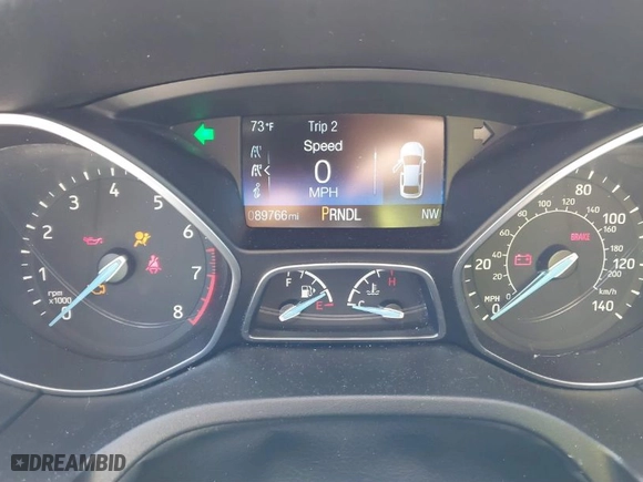 2015 Ford Focus SE with VIN 1FADP3F24FL246652, listed as a IAAI auction lot 41820270 with 89,766 mi miles. Bid and sale history available at carsss.com. Image 7.