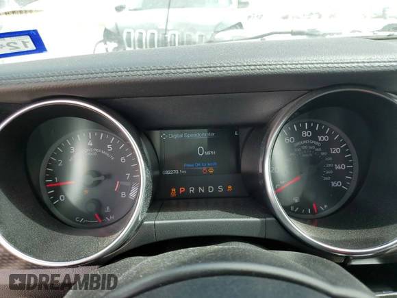 2020 Ford Mustang GT with VIN 1FA6P8CF8L5175789, listed as a Copart auction lot 48051655 with 32,270 mi miles and Salvage Title. Bid and sale history available at DreamBid. Image 9.