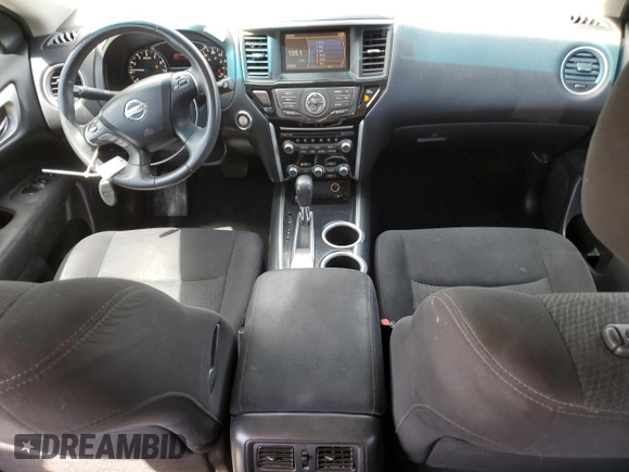 2015 Nissan Pathfinder SV with VIN 5N1AR2MN8FC628824, listed as a Copart auction lot 54905785 with 91,158 mi miles and Salvage title. Bid and sale history available at DreamBid. Image 8.