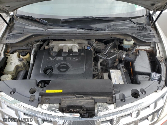 2005 Nissan Murano S with VIN JN8AZ08W65W417540, listed as a Copart auction lot 47296055 with 209,957 mi miles and Salvage Title. Bid and sale history available at carsss.com. Image 12.