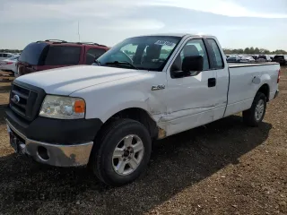 2006 Ford F-150 XL с VIN 1FTRF12266NA38600, выставлен на аукционе Copart как лот 63861455 с пробегом 94 764 миль миль и Списание • Salvage title. История ставок и продаж доступна на DreamBid. Изображение 1.