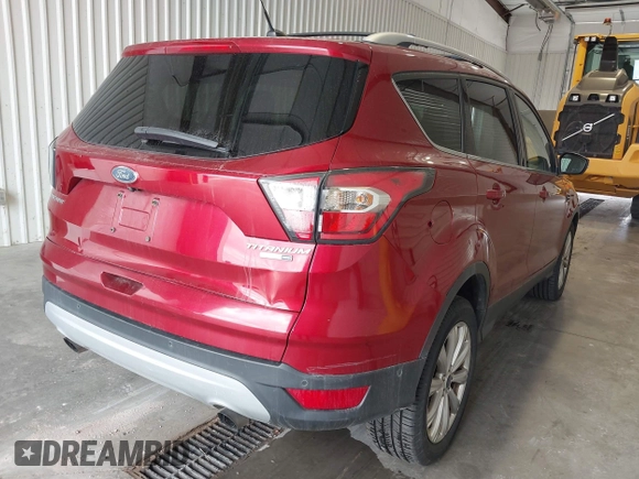 2017 Ford Escape Titanium with VIN 1FMCU9J91HUA32264, listed as a IAAI auction lot 42050273 with 201,128 mi miles. Bid and sale history available at carsss.com. Image 4.