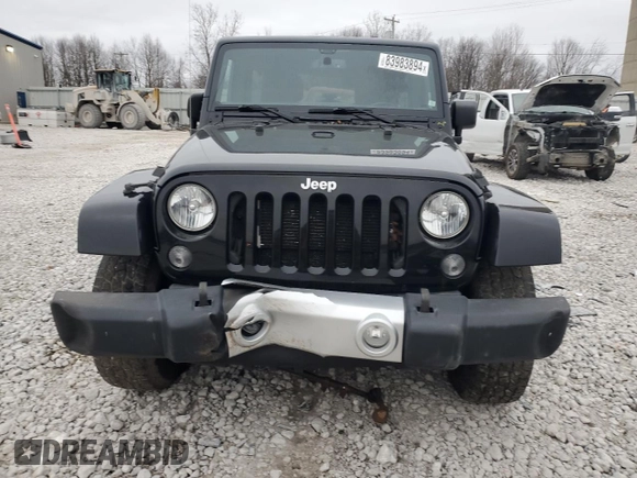 2015 Jeep Wrangler Unlimited Sahara with VIN 1C4BJWEGXFL606573, listed as a Copart auction lot 83983894 with 103,314 mi miles and Clean title. Bid and sale history available at DreamBid. Image 5.