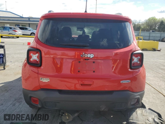 2021 Jeep Renegade Latitude z VIN ZACNJCBB7MPM58036, wystawiony jako Copart lot #56542815 z przebiegiem Nie podano mil oraz Szkoda całkowita • Salvage title. Historia ofert i sprzedaży dostępna na DreamBid. Obrazek 6.