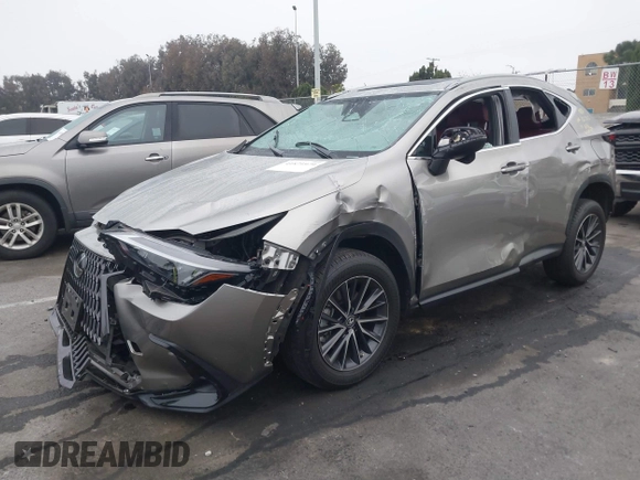 2022 Lexus NX 350 Premium with VIN 2T2GGCEZ8NC002364, listed as a IAAI auction lot 41871979 with 8,575 mi miles and . Bid and sale history available at DreamBid. Image 2.