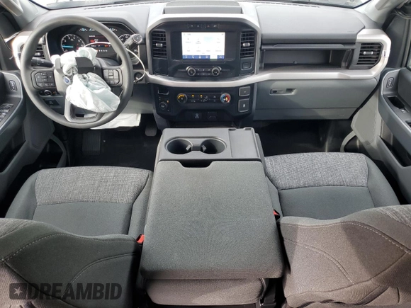 2023 Ford F-150 XL with VIN 1FTEW1EP3PFC53689, listed as a Copart auction lot 51655475 with 17,681 mi miles and Salvage title. Bid and sale history available at DreamBid. Image 8.