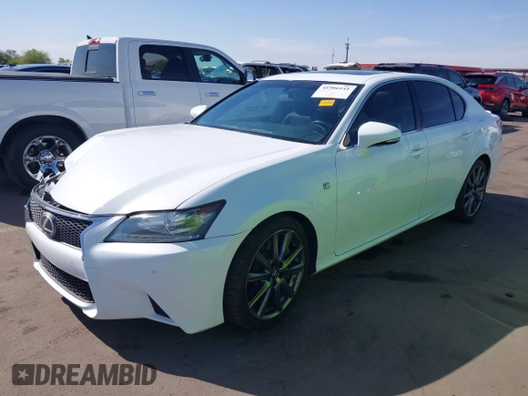 2014 Lexus GS 350 with VIN JTHBE1BL1E5043231, listed as a IAAI auction lot 41986141 with 139,842 mi miles. Bid and sale history available at carsss.com. Image 17.