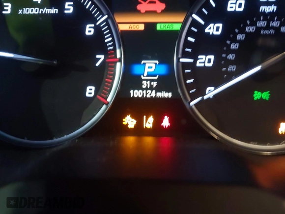 2017 Acura MDX with VIN 5J8YD4H37HL005849, listed as a IAAI auction lot 41261329 with 100,124 mi miles. Bid and sale history available at carsss.com. Image 15.