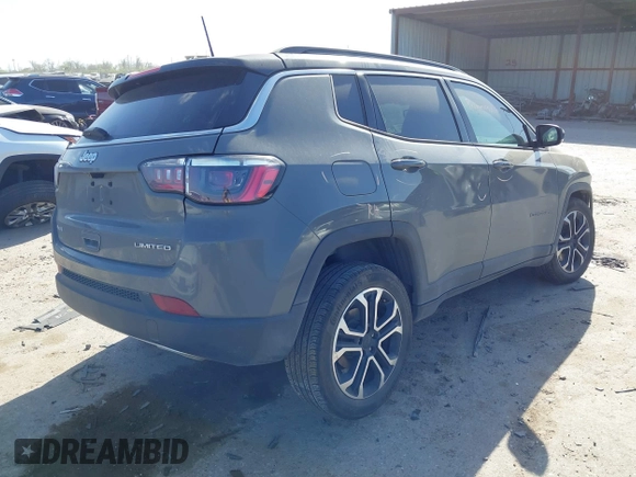 2023 Jeep Compass Limited с VIN 3C4NJDCN4PT505487, выставлен на аукционе IAAI как лот 41816219 с пробегом 10 379 миль миль и . История ставок и продаж доступна на DreamBid. Изображение 4.