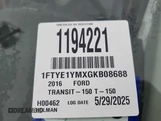 2016 Ford Transit Cargo с VIN 1FTYE1YMXGKB08688, выставлен на аукционе IAAI как лот 42631301 с пробегом 191 205 миль миль и . История ставок и продаж доступна на DreamBid. Изображение 1.