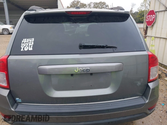 2012 Jeep Compass Sport with VIN 1C4NJCBB7CD664599, listed as a IAAI auction lot 41180829 with 144,909 mi miles. Bid and sale history available at carsss.com. Image 16.