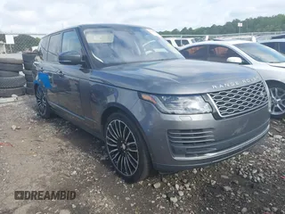 2019 Land Rover Range Rover HSE z VIN SALGS2SV0KA537745, wystawiony jako IAAI lot #42245270 z przebiegiem 49 616 mil mil oraz . Historia ofert i sprzedaży dostępna na DreamBid. Obrazek 1.