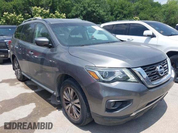 2017 Nissan Pathfinder SV z VIN 5N1DR2MM4HC611218, wystawiony jako IAAI lot #42328866 z przebiegiem 181 476 mil mil oraz . Historia ofert i sprzedaży dostępna na DreamBid. Obrazek 1.
