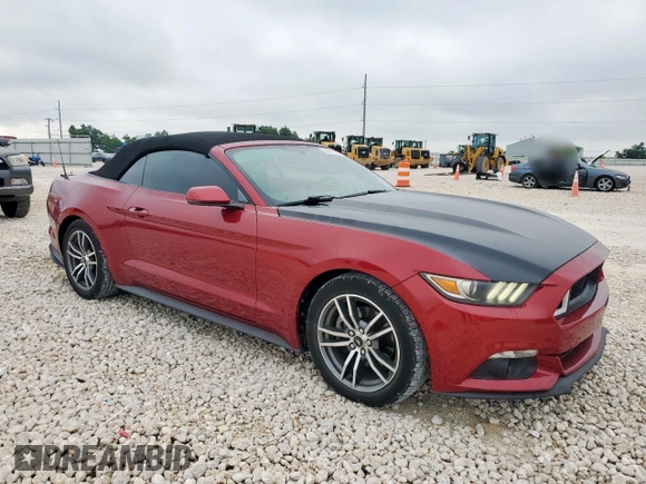 2015 Ford Mustang EcoBoost Premium with VIN 1FATP8UH5F5380428, listed as a Copart auction lot 58417675 with 91,201 mi miles and Salvage title. Bid and sale history available at DreamBid. Image 4.