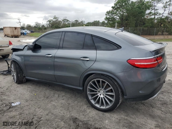 2017 Mercedes-Benz GLE with VIN 4JGED6EB4HA065636, listed as a Copart auction lot 86525604 with 75,549 mi miles and Salvage Title. Bid and sale history available at carsss.com. Image 2.