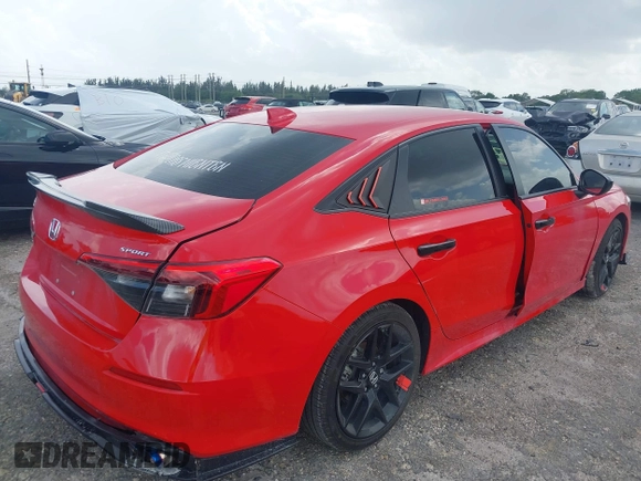2024 Honda Civic Sport z VIN 2HGFE2F59RH557137, wystawiony jako IAAI lot #41922020 z przebiegiem 18 301 mil mil oraz . Historia ofert i sprzedaży dostępna na DreamBid. Obrazek 4.