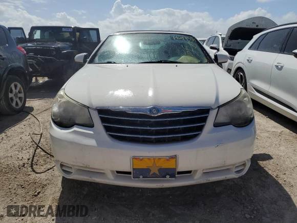 2010 Chrysler Sebring Touring with VIN 1C3BC5ED4AN156186, listed as a Copart auction lot 74697534 with 0 mi miles and Non Repairable. Bid and sale history available at carsss.com. Image 5.