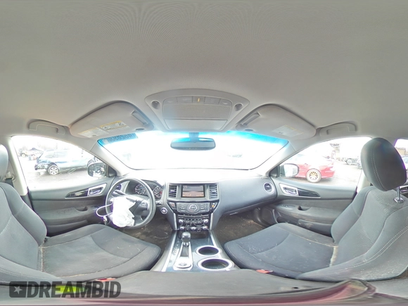 2016 Nissan Pathfinder SV with VIN 5N1AR2MM5GC652782, listed as a Copart auction lot 48289305 with 117,667 mi miles and Salvage Title. Bid and sale history available at carsss.com. Image 13.