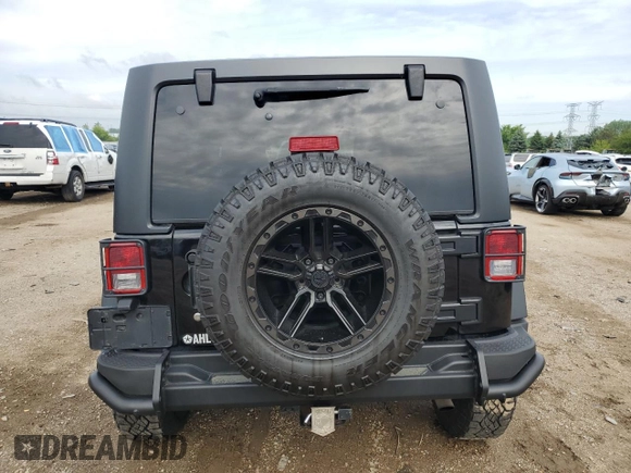 2013 Jeep Wrangler Unlimited Sahara with VIN 1C4BJWEG8DL584909, listed as a Copart auction lot 58520555 with 91,633 mi miles and Salvage title. Bid and sale history available at DreamBid. Image 6.