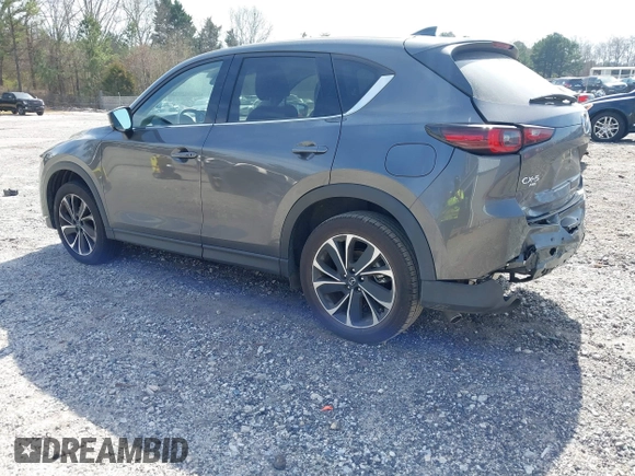 2022 Mazda CX-5 2.5 S Premium Plus Package with VIN JM3KFBEM3N1572722, listed as a IAAI auction lot 41833372 with 17,740 mi miles. Bid and sale history available at carsss.com. Image 3.