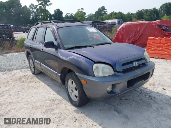 2005 Hyundai Santa Fe GLS with VIN KM8SC13D55U914499, listed as a IAAI auction lot 42587492 with 198,141 mi miles and . Bid and sale history available at DreamBid. Image 1.