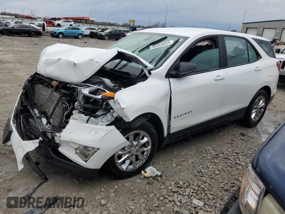 2019 Chevrolet Equinox LS with VIN 3GNAXHEV3KL200242, listed as a Copart auction lot 86065034 with 127,099 mi miles and Salvage Title. Bid and sale history available at carsss.com. Image 1.