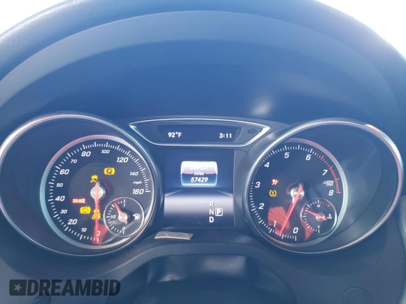 2017 Mercedes-Benz CLA with VIN WDDSJ4EB0HN467883, listed as a Copart auction lot 69919042 with 57,429 mi miles. Bid and sale history available at carsss.com. Image 9.