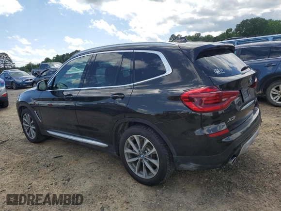2019 BMW X3 sDrive30i with VIN 5UXTR7C56KLF27949, listed as a Copart auction lot 54762165 with 88,414 mi miles and Salvage Title. Bid and sale history available at DreamBid. Image 2.