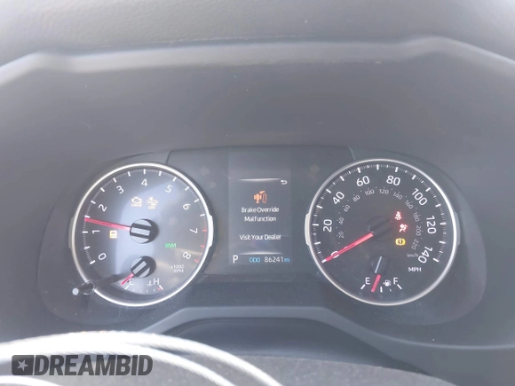 2019 Toyota RAV4 XLE with VIN JTMW1RFV4KD009844, listed as a IAAI auction lot 41688092 with 86,241 mi miles. Bid and sale history available at carsss.com. Image 7.