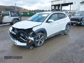 2020 Hyundai Kona Limited with VIN KM8K3CA53LU469216, listed as a IAAI auction lot 41690284 with 69,000 mi miles and . Bid and sale history available at carsss.com. Image 2.