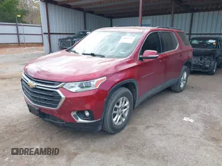 2019 Chevrolet Traverse LT Cloth with VIN 1GNERGKW9KJ259919, listed as a IAAI auction lot 40402725 with 114,645 mi miles. Bid and sale history available at carsss.com. Image 2.