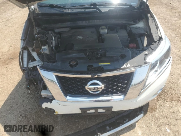 2015 Nissan Pathfinder SL z VIN 5N1AR2MMXFC652386, wystawiony jako Copart lot #59225715 z przebiegiem 76 089 mil mil oraz Szkoda całkowita • Salvage title. Historia ofert i sprzedaży dostępna na DreamBid. Obrazek 11.