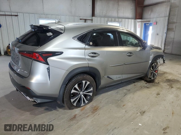 2018 Lexus NX 300 z VIN JTJBARBZ6J2151966, wystawiony jako Copart lot #60902915 z przebiegiem 61 375 mil mil oraz Szkoda całkowita • Salvage title. Historia ofert i sprzedaży dostępna na DreamBid. Obrazek 3.